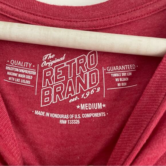 Red “Alcohol You Later” T-Shirt Retro Brand Size M - Picture 3 of 4